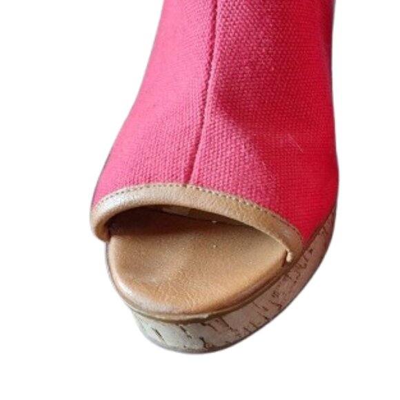 Pink Wedges Fit Size 9 - Picture 4 of 8